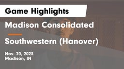 Madison Consolidated  vs Southwestern  (Hanover) Game Highlights - Nov. 20, 2023