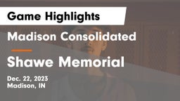Madison Consolidated  vs Shawe Memorial  Game Highlights - Dec. 22, 2023