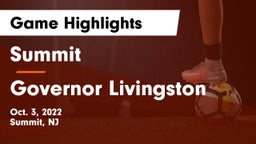 Summit  vs Governor Livingston Game Highlights - Oct. 3, 2022