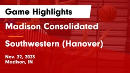 Madison Consolidated  vs Southwestern  (Hanover) Game Highlights - Nov. 22, 2023