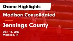 Madison Consolidated  vs Jennings County  Game Highlights - Dec. 14, 2023