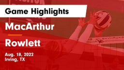 MacArthur  vs Rowlett Game Highlights - Aug. 18, 2022