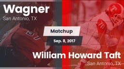 Matchup: Wagner  vs. William Howard Taft  2017
