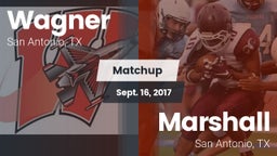 Matchup: Wagner  vs. Marshall  2017