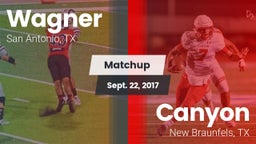 Matchup: Wagner  vs. Canyon  2017