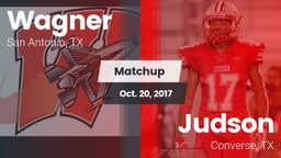 Matchup: Wagner  vs. Judson  2017