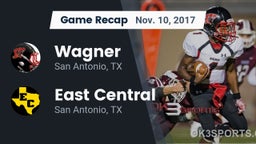 Recap: Wagner  vs. East Central  2017