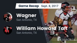 Recap: Wagner  vs. William Howard Taft  2017