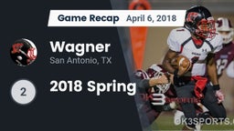 Recap: Wagner  vs. 2018 Spring 2018