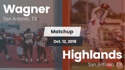 Matchup: Wagner  vs. Highlands  2018