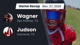 Recap: Wagner  vs. Judson  2020