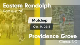 Matchup: Eastern Randolph vs. Providence Grove  2016