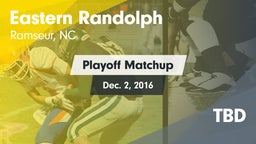 Matchup: Eastern Randolph vs. TBD 2016
