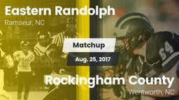 Matchup: Eastern Randolph vs. Rockingham County  2017