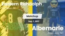 Matchup: Eastern Randolph vs. Albemarle  2017