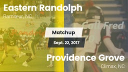 Matchup: Eastern Randolph vs. Providence Grove  2017