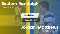 Matchup: Eastern Randolph vs. Jordan-Matthews  2017