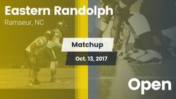Matchup: Eastern Randolph vs. Open 2017