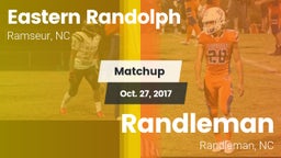 Matchup: Eastern Randolph vs. Randleman  2017