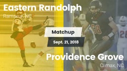 Matchup: Eastern Randolph vs. Providence Grove  2018