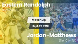 Matchup: Eastern Randolph vs. Jordan-Matthews  2018