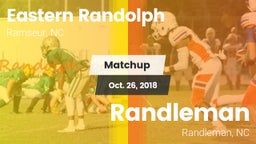 Matchup: Eastern Randolph vs. Randleman  2018