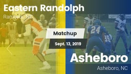Matchup: Eastern Randolph vs. Asheboro  2019