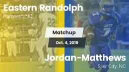 Matchup: Eastern Randolph vs. Jordan-Matthews  2019