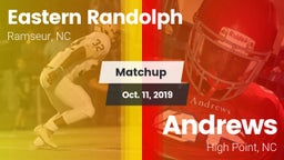 Matchup: Eastern Randolph vs. Andrews  2019