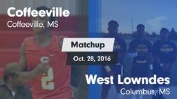 Matchup: Coffeeville High Sch vs. West Lowndes  2016