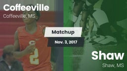 Matchup: Coffeeville High Sch vs. Shaw  2017