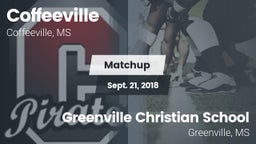 Matchup: Coffeeville High Sch vs. Greenville Christian School 2018