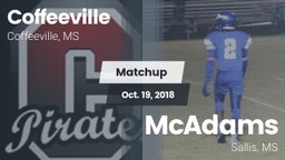 Matchup: Coffeeville High Sch vs. McAdams  2018