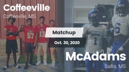 Matchup: Coffeeville High Sch vs. McAdams  2020