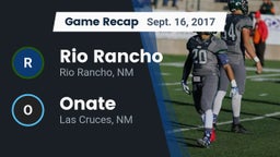 Recap: Rio Rancho  vs. Onate  2017