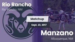 Matchup: Rio Rancho High vs. Manzano  2017