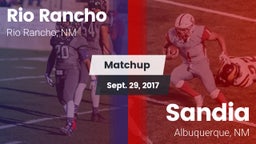 Matchup: Rio Rancho High vs. Sandia  2017