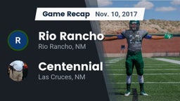 Recap: Rio Rancho  vs. Centennial  2017