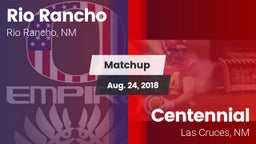 Matchup: Rio Rancho High vs. Centennial  2018