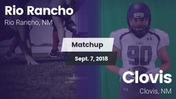Matchup: Rio Rancho High vs. Clovis  2018