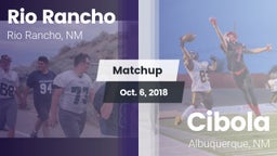 Matchup: Rio Rancho High vs. Cibola  2018