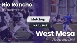 Matchup: Rio Rancho High vs. West Mesa  2018