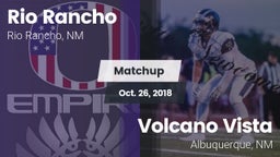 Matchup: Rio Rancho High vs. Volcano Vista  2018