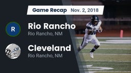 Recap: Rio Rancho  vs. Cleveland  2018
