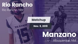 Matchup: Rio Rancho High vs. Manzano  2018