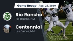 Recap: Rio Rancho  vs. Centennial  2019