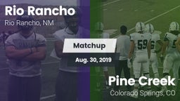 Matchup: Rio Rancho High vs. Pine Creek  2019