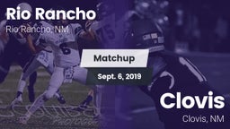 Matchup: Rio Rancho High vs. Clovis  2019