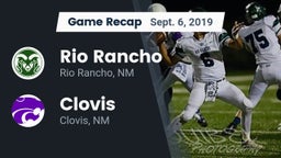 Recap: Rio Rancho  vs. Clovis  2019