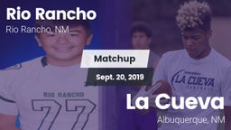 Matchup: Rio Rancho High vs. La Cueva  2019